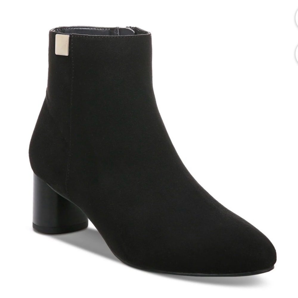 🚨ALFANI Women’s Black Confort Round Toe Block Ankle Boots| Sz. 8.5 NIB